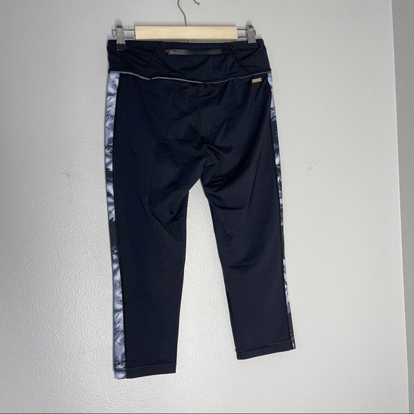 ALALA Blocked Cropped Leggings Black Palm Shadow M - Picture 7 of 11